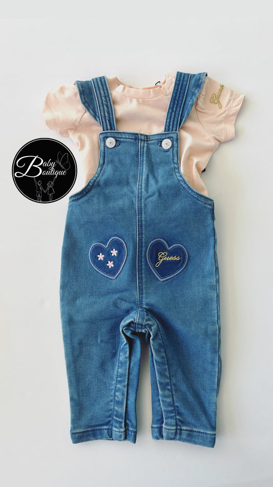 Completo T-shirt e Salopette Guess Bambina