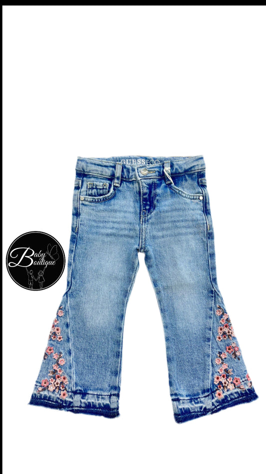 Jeans a zampa Guess bambina
